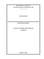 Nghiên cứu hệ thống phanh dầu sử dụng trên xe du lịch bằng phương pháp mô phỏng 