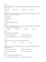 Bài tập trắc nghiệm có đáp án về điện tích môn vật lí lớp 11 | Vật Lý, Lớp 11 - Ôn Luyện