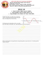 Bài tập về dòng điện xoay chiều môn vật lý lớp 12 trung tâm luyện thi anh xusi | Lớp 12, Vật lý - Ôn Luyện