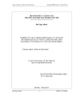 Nghiên cứu quá trình triển khai và áp dụng hệ thống quản lý chất lượng iso 9001 2008 tại công ty cổ phần tư vấn xây dựng điện 1  