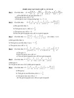 PHIẾU BÀI TẬP TUẦN TOÁN 8 HỌC KÌ 2