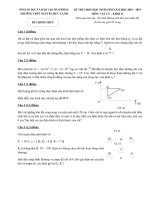 Đề thi học sinh giỏi môn vật lí lớp 11 năm 2018 trường thpt nguyễn đức cảnh | Vật Lý, Lớp 11 - Ôn Luyện