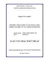 Tìm hiểu công nghệ và xây dựng cổng thông tin điện tử của ubnd xãphường (ubnd xã xuân phương 