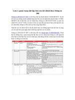 Lưu ý quan trọng khi lập báo cáo tài chính theo thông tư 200