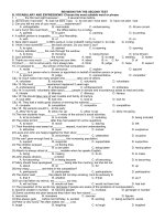 Đề kiểm tra 1 tiết môn tiếng anh lớp 11 của cô trang anh lần 2 mã 1 | Tiếng Anh, Lớp 12 - Ôn Luyện