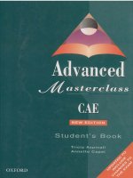 1 advanced masterclass CAE student 39 s book