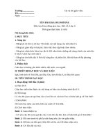 Giáo án Địa lí 6 phát triển năng lực theo CV 5512