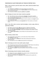 PARAPHRASE các cụm từ ĐỒNG NGHĨA HAY TRONG IELTS WRITING TASK 2