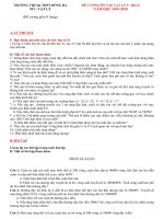 đề cương ôn tập HKII môn vật Lí 9