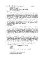 8. Đề cương chi tiết học phần Đại số tuyến tính