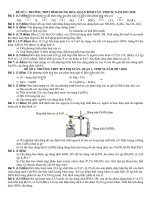 Đề kiểm tra 1 tiết môn hóa học lớp 11 năm 2017 trường thpt bình hưng hòa | Lớp 11, Hóa học - Ôn Luyện
