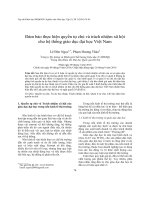 Đảm bảo thực hiện quyền tự chủ và trách nhiệm xã hội cho hệ thống giáo dục đại học Việt Nam