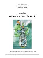 BÀI GIẢNG ĐỘNG CƠ DIESEL TÀU THỦY