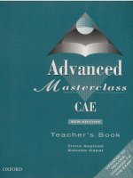 4 advanced masterclass CAE teacher 39 s book