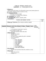 Tải Giáo án Tiếng Anh lớp 7 Unit 16: People and places - Lesson 2 - Giáo án điện tử môn Tiếng Anh lớp 7