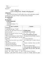 Tải Trọn bộ giáo án môn Tiếng Anh lớp 7 học kì 2 - Giáo án điện tử lớp 7 học kì II môn Tiếng Anh