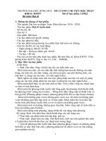 5. Đề cương chi tiết học phần Đại số tuyến tính