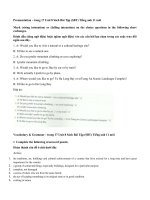 Tải Giải bài tập SBT Tiếng Anh lớp 11 chương trình mới Unit 8: Our world heritage sites - Lời giải sách bài tập Tiếng Anh lớp 11 Unit 8