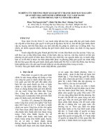 NGHIÊN CỨU PHƯƠNG PHÁP GIẢI QUYẾT TRANH CHẤP ĐẤT ĐAI LIÊN QUAN ĐẾN ĐỊA GIỚI HÀNH CHÍNH KHU VỰC GIÁP RANH GIỮA THÀNH PHỐ HÀ NỘI VÀ TỈNH HÒA BÌNH