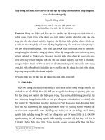 Xây dựng mô hình đào tạo và tự đào tạo kỹ năng cho sinh viên đáp ứng nhu cầu của doanh nghiệp