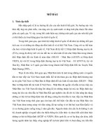 Tăng cường thu hút đầu tư trực tiếp của Nhật Bản vào Việt Nam trong bối cảnh thực hiện các Hiệp định thương mại tự do giữa Việt Nam và Nhật Bản