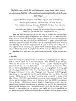 Nghiên cứu xu thế đổi mới sáng tạo trong cuộc cách mạng công nghiệp lần thứ tư bằng phương pháp phân tích trắc lượng thư mục