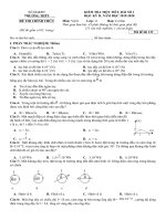 Đề kiểm tra 1 tiết học kì 2 môn vật lí lớp 11 năm 2019 mã 123 | Vật Lý, Lớp 11 - Ôn Luyện