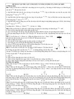 Bài tập tự luận về vận tốc lực căng dây của con lắc đơn môn vật lý lớp 12 | Lớp 12, Vật lý - Ôn Luyện