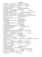 Tổng hợp đề thi thử đại học có đáp án môn giáo dục công dân | Lớp 12, Giáo dục công dân - Ôn Luyện