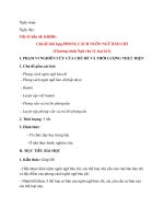 Giáo án chủ đề ngữ văn lớp 11 kì 1, phong cách ngôn ngữ báo chí  theo cv 5512