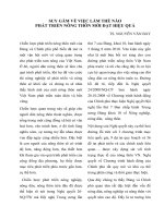 TS - Nguyễn Văn Bảy: Suy gẫm về việc làm thế nào phát triển nông thôn mới đạt hiểu quả