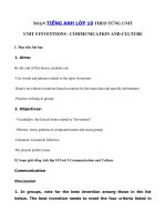 Tải Unit 5 lớp 10 Communication and Culture - Tiếng Anh 10 Unit 5 Inventions| Giải bài tập SGK tiếng Anh 10 mới Unit 5 Communication and Culture