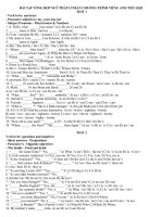 BÀI tập TỔNG hợp NGỮ PHÁP cơ bản CHƯƠNG TRÌNH TIẾNG ANH TIỂU học 