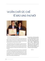 14 Dẫn chất ức chế tế bào Ung thư