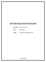 KẾ HOẠCH KINH DOANH11 