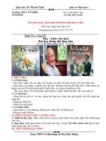 Văn 6  tuần 19  tuyết  chuẩn mới CV 5512  bộ  