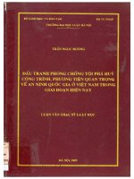 Đấu tranh phòng chống tội phá huỷ công trình, phương tiện quan trọng về an ninh quốc gia ở việt nam trong giai đoạn hiện nay  