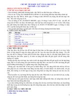 CHỦ đề văn 8  2021  KI 2 ok 