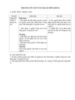 Đề cương ôn tập GDCD lớp 6 tuần 20,21,22