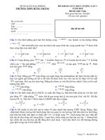 Đề khảo sát Toán 12 lần 1 năm 2019 trường THPT Hùng Thắng – Hải Phòng | Toán học, Lớp 12 - Ôn Luyện