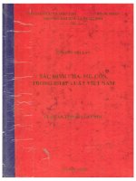 Xác định cha, mẹ, con trong pháp luật việt nam  