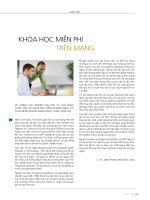 khóa học miễn phí trên mạng