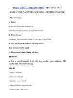 Tải Unit 6 lớp 9 Getting started - Tiếng Anh 9 Unit 6 Viet Nam Then and Now| Giải bài tập SGK tiếng Anh 9 mới Unit 6 Getting started