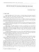 Một số vấn đề về giai đoạn phạm tội chưa đạt