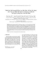 Đánh giá chất lượng đất khu vực khai thác vật liệu xây dựng cho 3 loại mỏ điển hình (đá vôi, đá bazan và đất sét) tại huyện Lương Sơn, tỉnh Hòa Bình