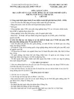 MÔN LỊCH SỬ 9 - Trường Trung Học Cơ Sở Nguyễn Thiện Thuật