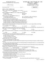 Đề kiểm tra 1 tiết môn vật lí lớp 11 năm 2017 trường thpt hậu thanh đồng mã 132 | Vật Lý, Lớp 11 - Ôn Luyện