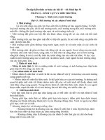 Ôn tập kiến thức cơ bản các bài 41 – 44 (Sinh học 9)