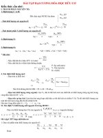 HOA HUU CO  TAP HOP BAI TAP