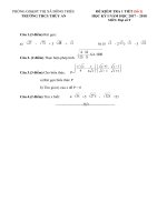 Đề Kt 1 tiết môn Toán đại số 9 bài số 1 kỳ 1 2017- 2018 - THCS Thủy An.docx